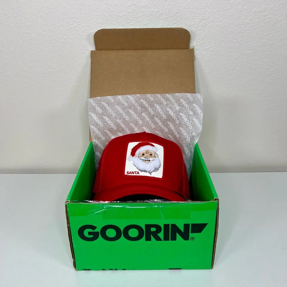 Goorin Bros. SANTA Mr. Claus LIMITED EDITION SOLD OUT Christmas Trucker Hat NEW - Picture 2 of 9